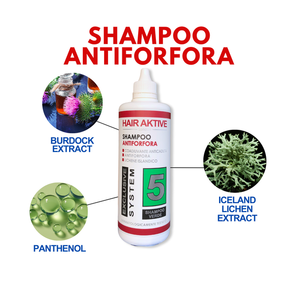 SHAMPOO VERDE ANTI FORFORA  200ML