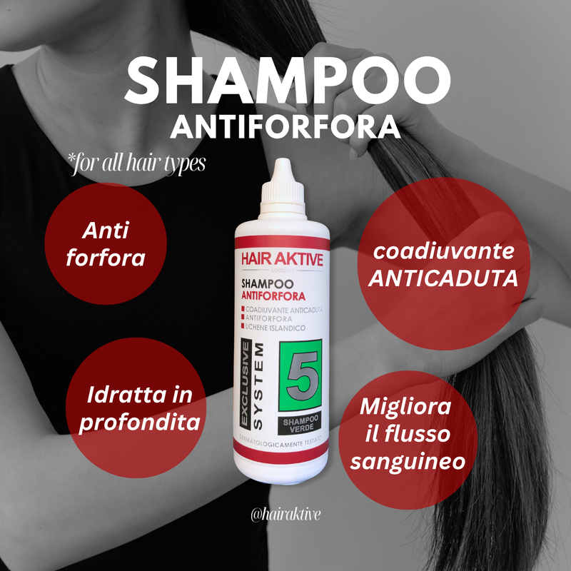 SHAMPOO VERDE ANTI FORFORA  200ML
